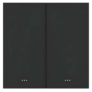 Розумний вимикач світла на 2 канали ZigBee Akubela SM-2G Black