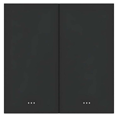 Розумний вимикач світла на 2 канали ZigBee Akubela SM-2G Black