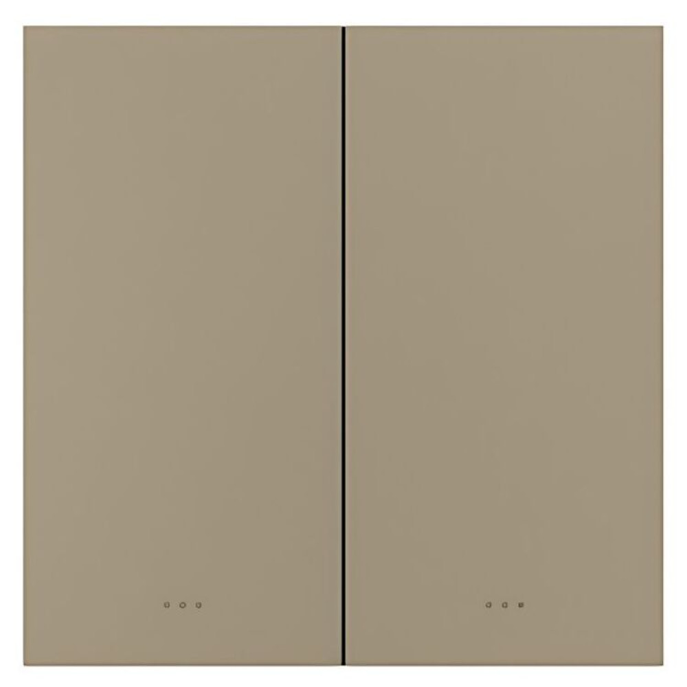 Умный выключатель света на 2 канала ZigBee Akubela SM-2G Gold
