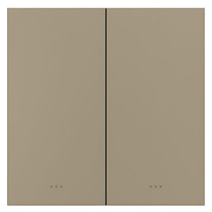 Умный выключатель света на 2 канала ZigBee Akubela SM-2G Gold