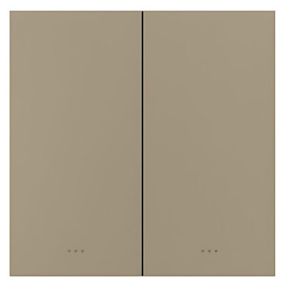 Умный выключатель света на 2 канала ZigBee Akubela SM-2G Gold