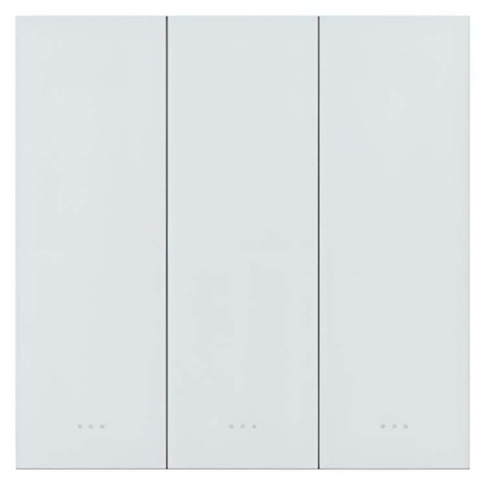 Умный выключатель света на 3 канала ZigBee Akubela SM-3G White