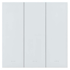 Розумний вимикач світла на 3 канали ZigBee Akubela SM-3G White