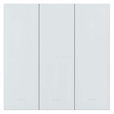 Умный выключатель света на 3 канала ZigBee Akubela SM-3G White