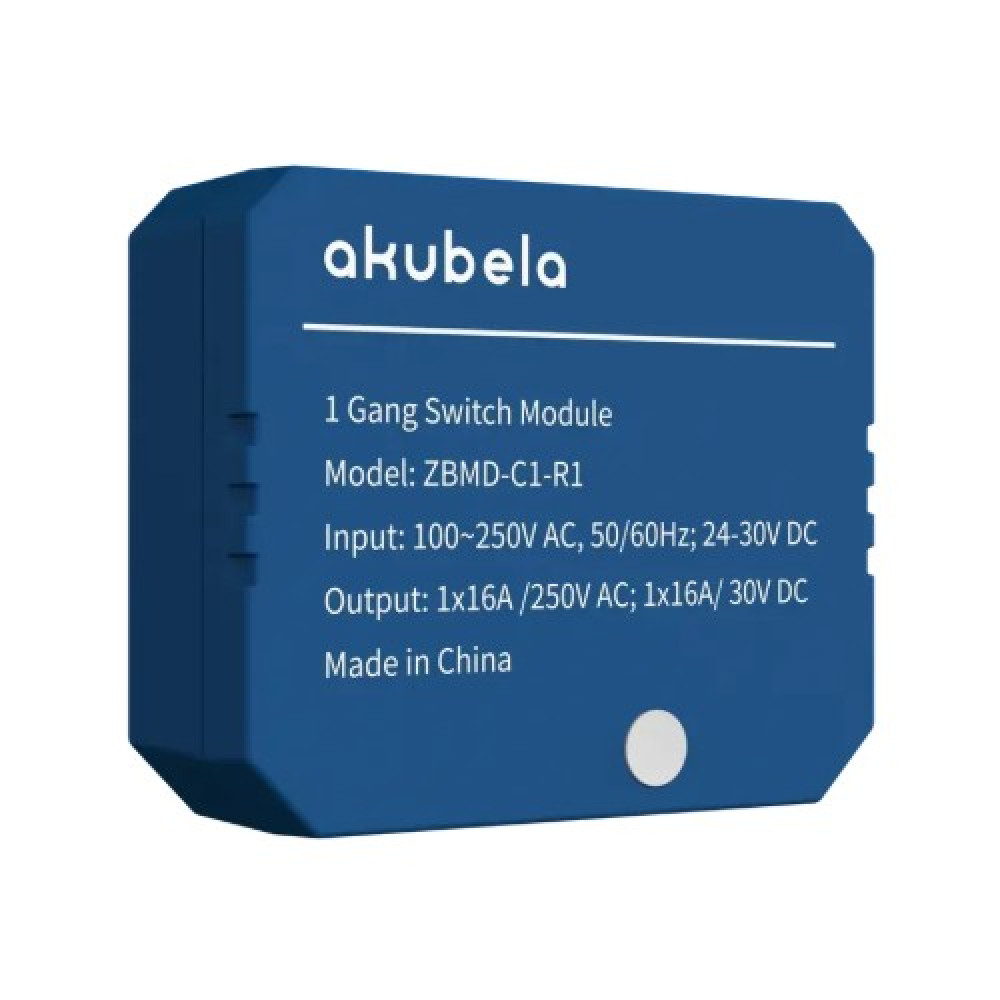 Выключатель одноканальный Akubela ZBMD-C1-R1