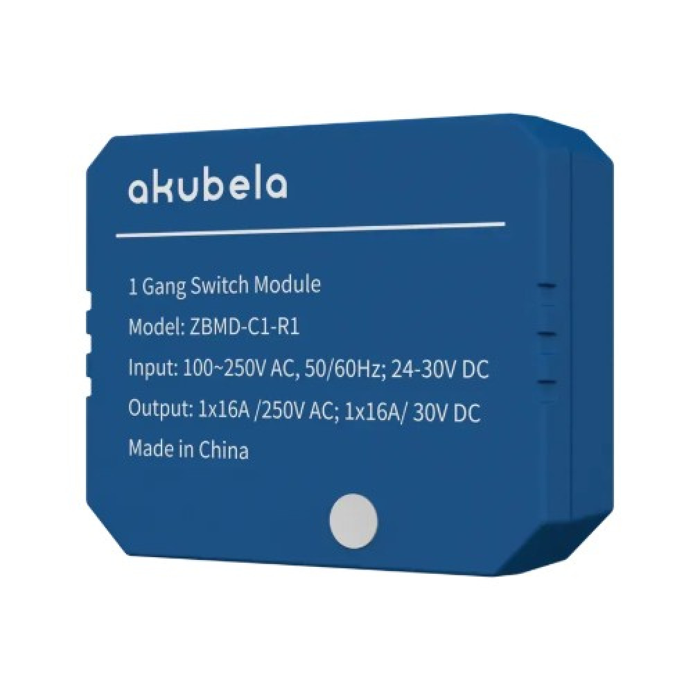 Выключатель одноканальный Akubela ZBMD-C1-R1