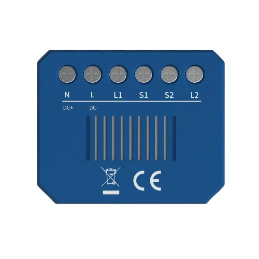 Вимикач двоканальний Akubela ZBMD-C1-R2