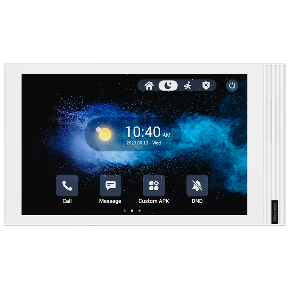 Wi-Fi SIP-відеодомофон 8" Akuvox S563W White