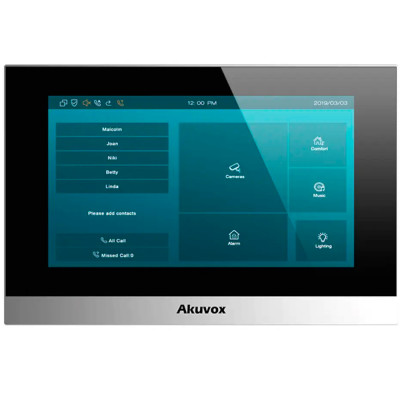 SIP-відеодомофон 7" Akuvox C313N Silver
