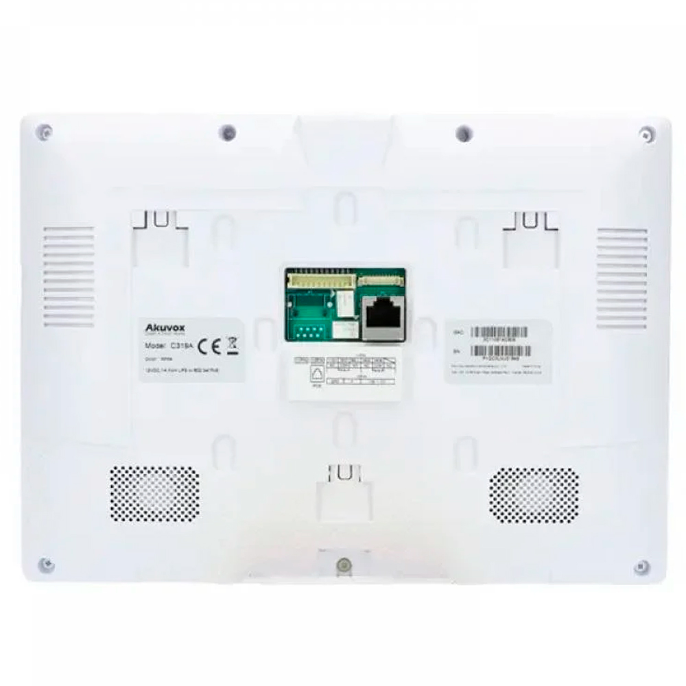 Wi-Fi SIP-відеодомофон 10" Akuvox C319A домофон з камерою White