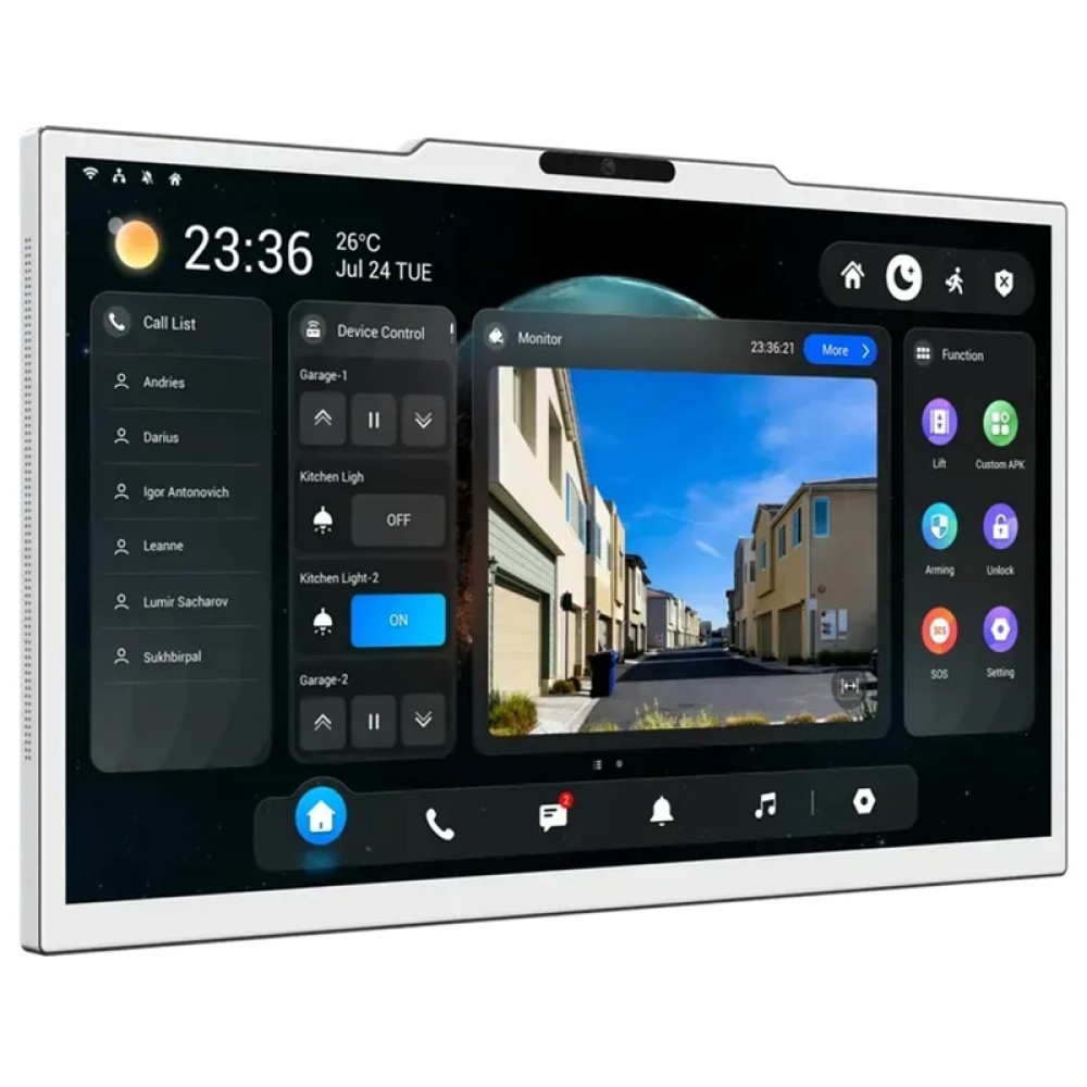 Wi-Fi SIP-відеодомофон 15" Akuvox X937 з камерою та штучним інтелектом