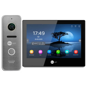 Комплект відеодомофона NeoLight ALPHA Hybrid HD KIT B/SilverP