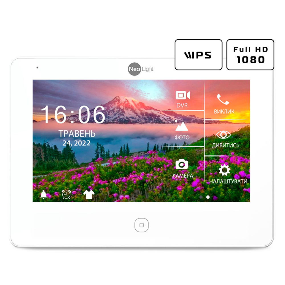Відеодомофон NeoLight Alpha HD White