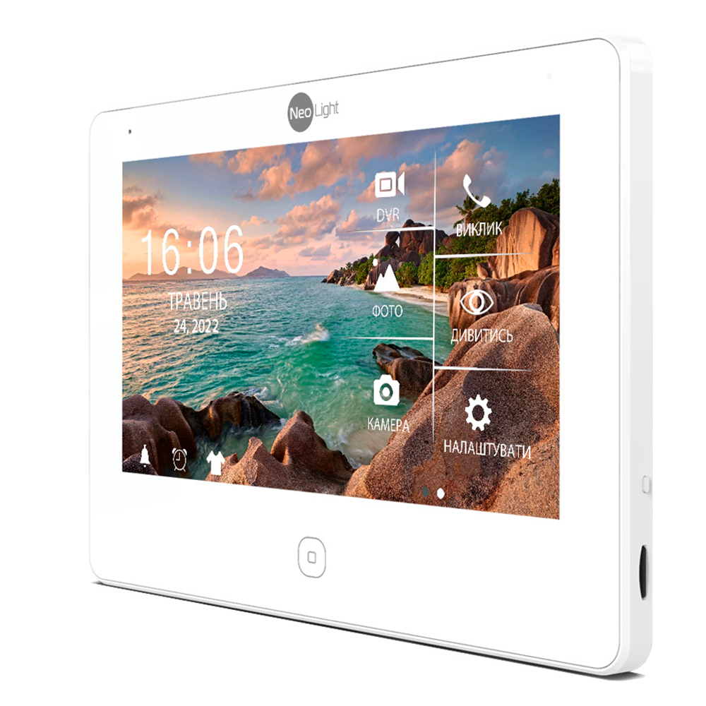 Відеодомофон NeoLight Alpha HD White