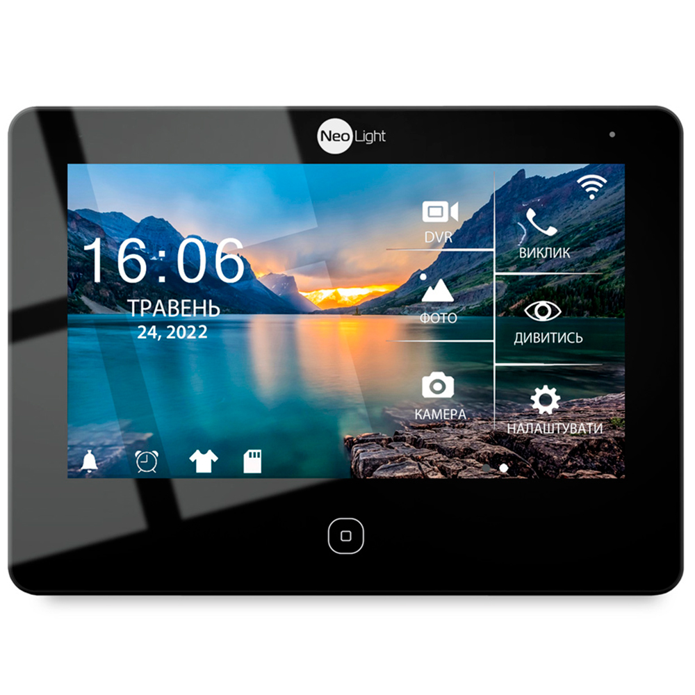 Wi-Fi Відеодомофон NeoLight ALPHA HD WF black