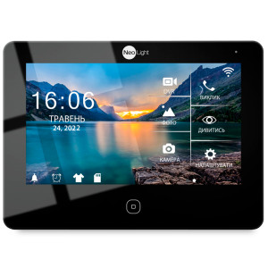 Wi-Fi Відеодомофон NeoLight ALPHA HD WF black