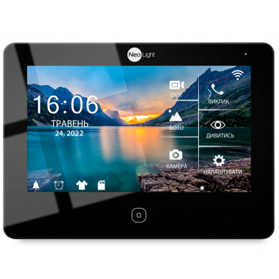 Wi-Fi Відеодомофон NeoLight ALPHA HD WF black