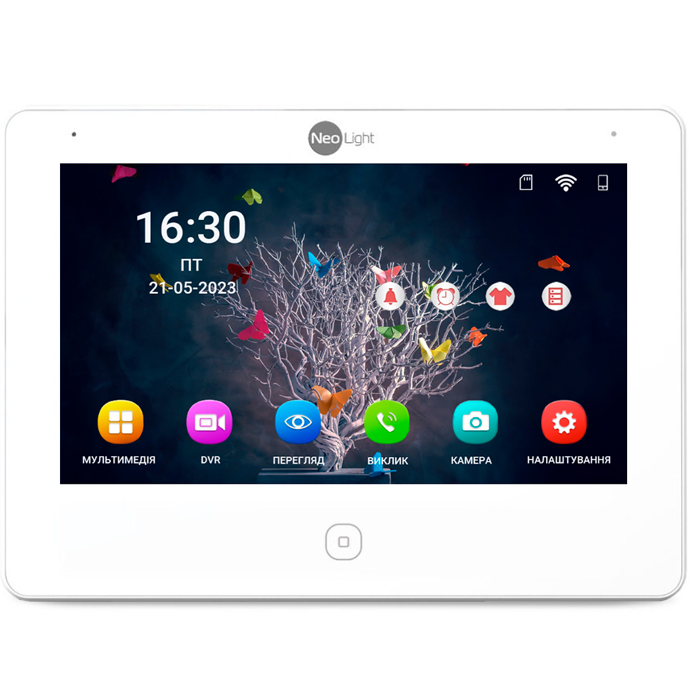 Wi-Fi Відеодомофон NeoLight ALPHA IPW white