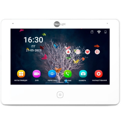 Wi-Fi Відеодомофон NeoLight ALPHA IPW white