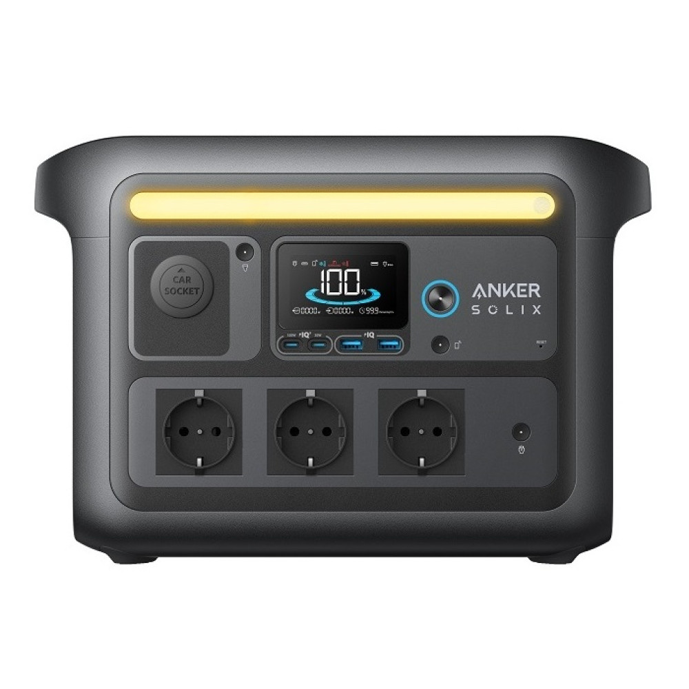 Зарядна станція ANKER SOLIX C800X - 768Wh/AC 1200W/100W 2xPD/2xUSB/1xCar/MPPT