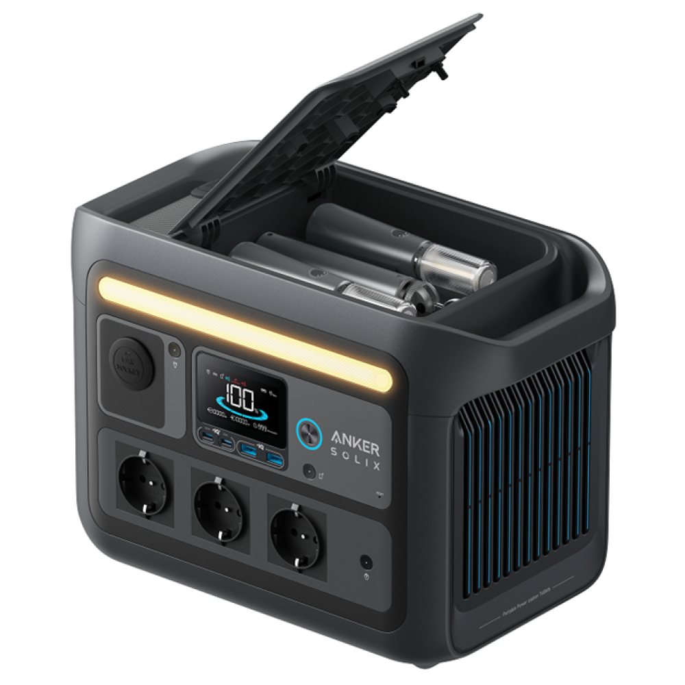 Зарядна станція ANKER SOLIX C800X - 768Wh/AC 1200W/100W 2xPD/2xUSB/1xCar/MPPT