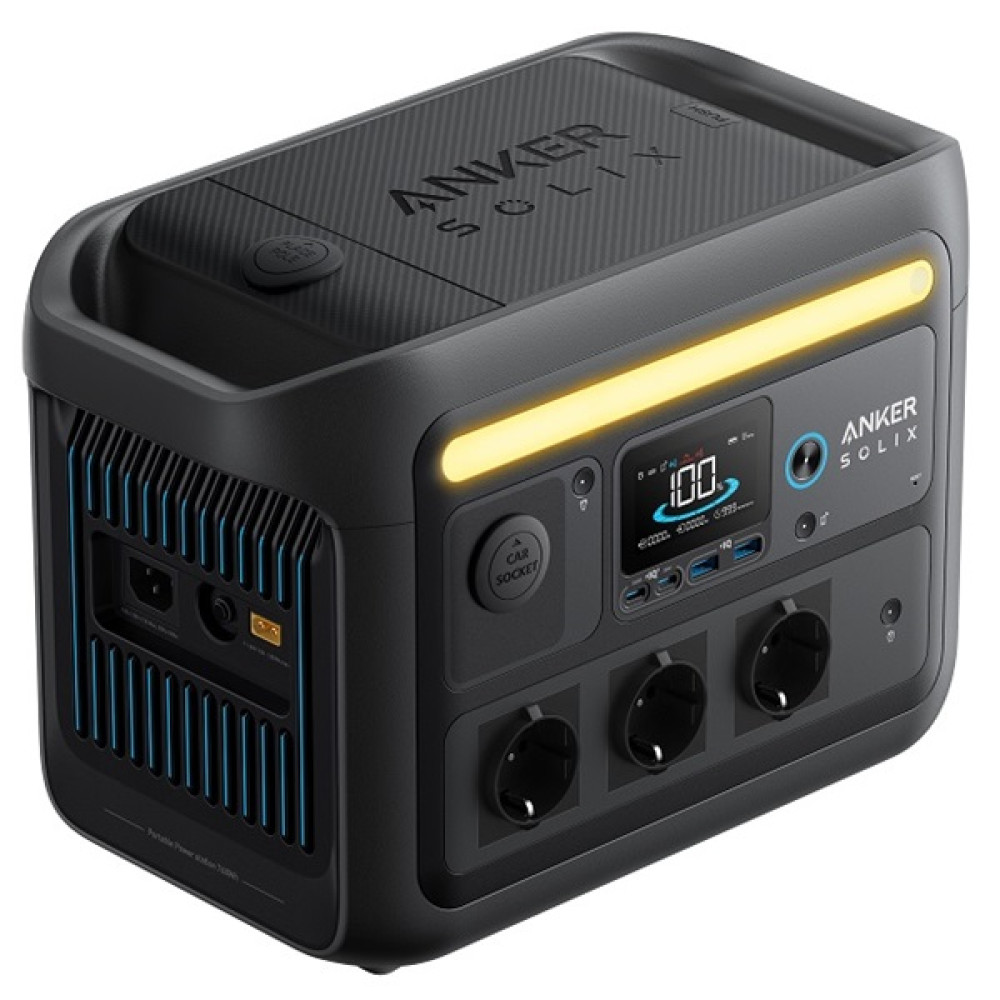 Зарядна станція ANKER SOLIX C800X - 768Wh/AC 1200W/100W 2xPD/2xUSB/1xCar/MPPT