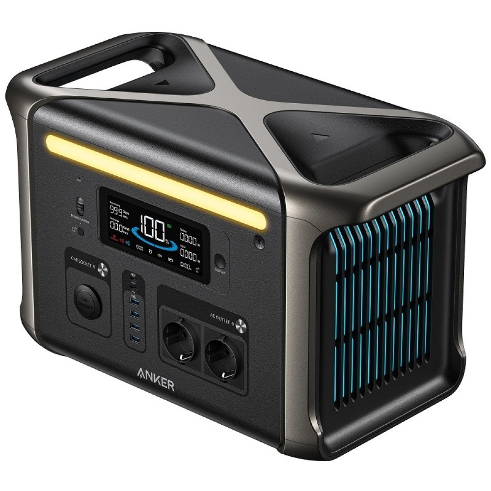 Зарядная станция ANKER SOLIX F1500 - 1536Wh/AC 1800W/100W 2xPD/4xUSB/1xCar/MPPT