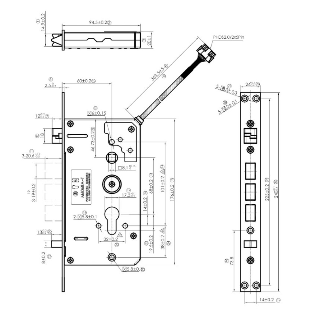 Розумний дверний замок Aqara D100 Smart Door Lock Apple HomeKit