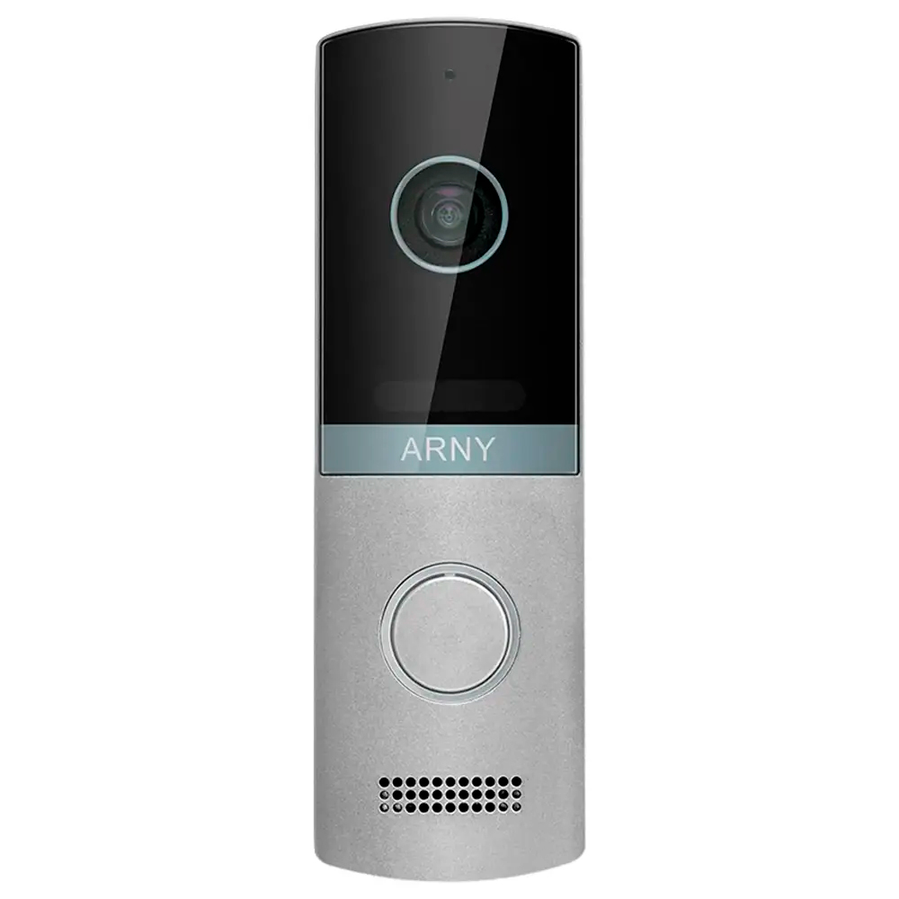 Комплект відеодомофона ARNY AVD-7421А Wi-Fi (AVP-742А 2Мп + AVP-NG230 1Мп) White + Silver