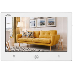 Мультиформатний відеодомофон ARNY AVD-710FHD White