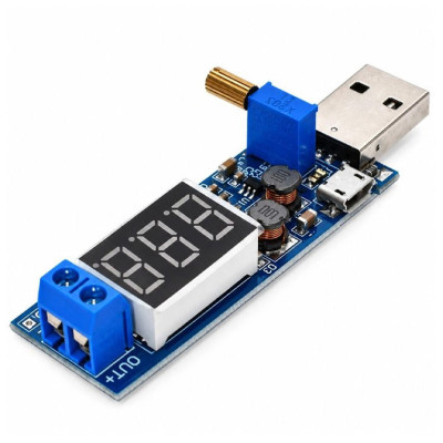 Перетворювач напруги DC-DC OKYSTAR OKY3463-5A (USB, 1.2–24 В, 3 Вт)