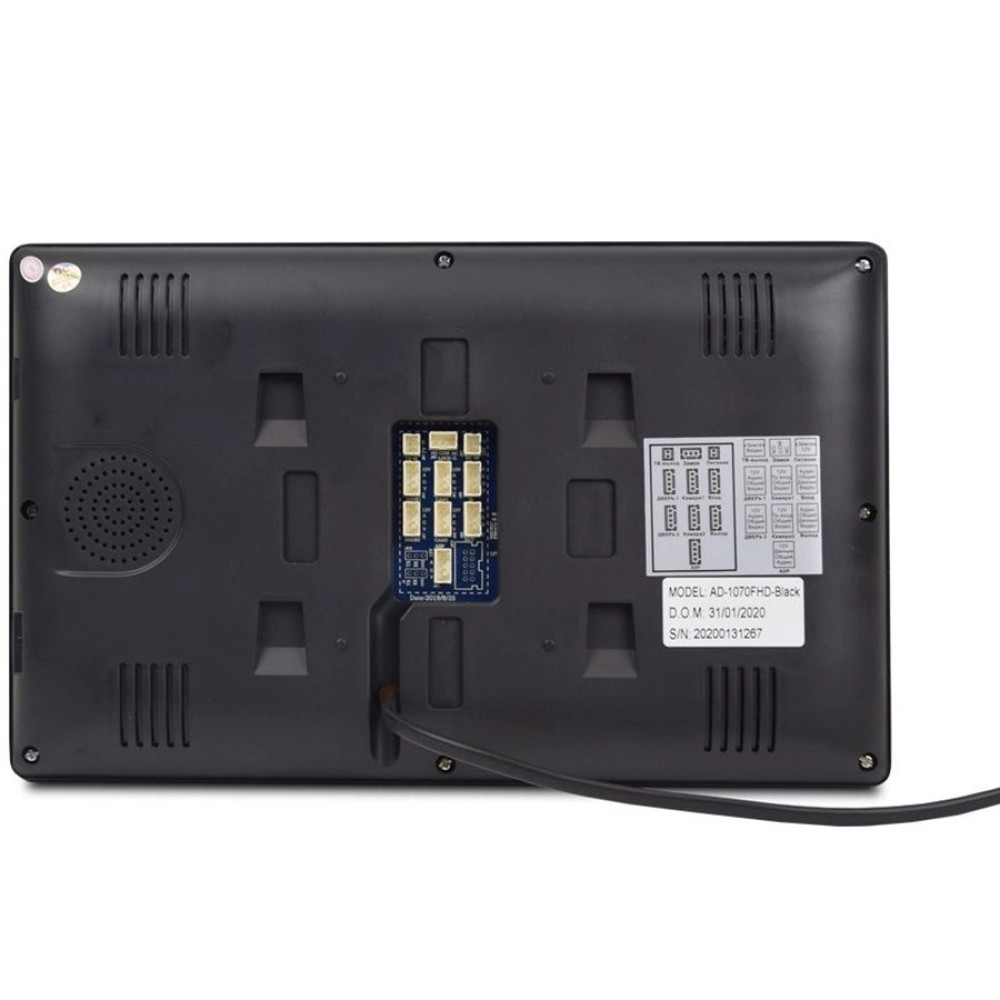 Wi-Fi видеодомофон ATIS AD-1070FHD/T-Black с поддержкой Tuya Smart