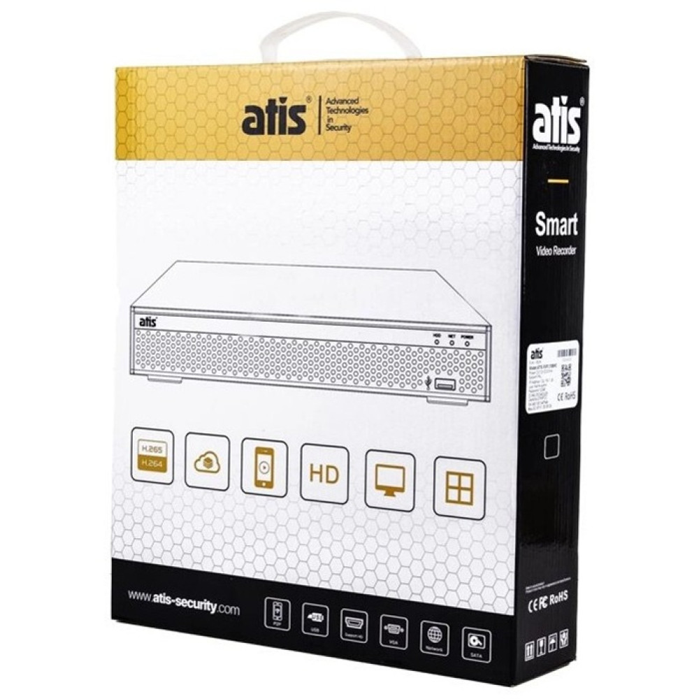 8-канальный ХVR видеорегистратор ATIS XVR 3108HC