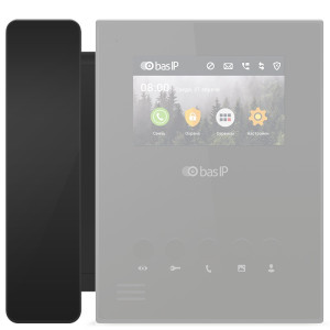 Аудиотрубка BAS-IP SP-AU black к IP-домофону AU-04L
