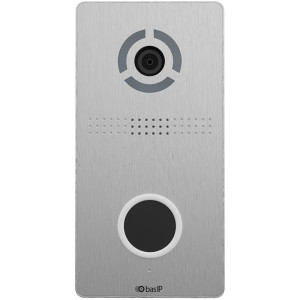 Вызывная IP-видеопанель Bas-IP AV-05SD silver с бесконтактной кнопкой вызова