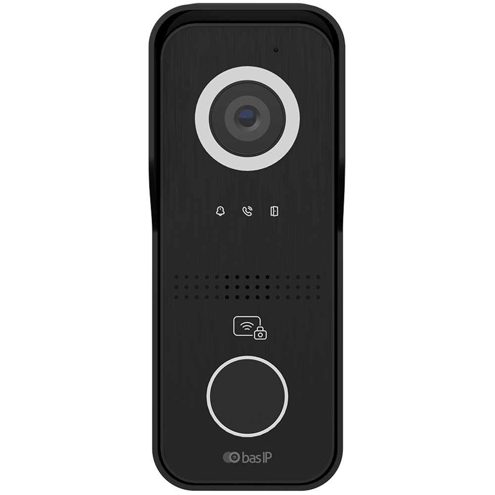 Виклична IP-відеопанель Bas-IP AV-06M black з Wi-Fi 