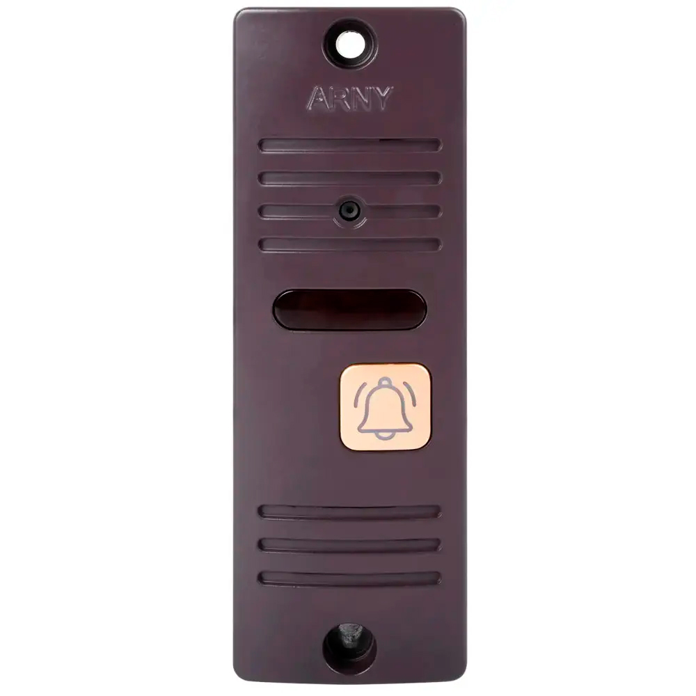 Комплект відеодомофона ARNY AVD-7008FHD (AVD-708 2 МП + AVP-05 2 МП) Light-gray + Brown