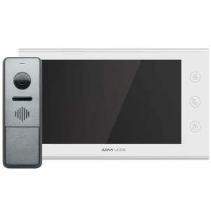 Комплект відеодомофона ARNY AVD-7342A Wi-Fі (AVD-731A Wi-Fі + AVP-NG420 1 МП) White + Graphite