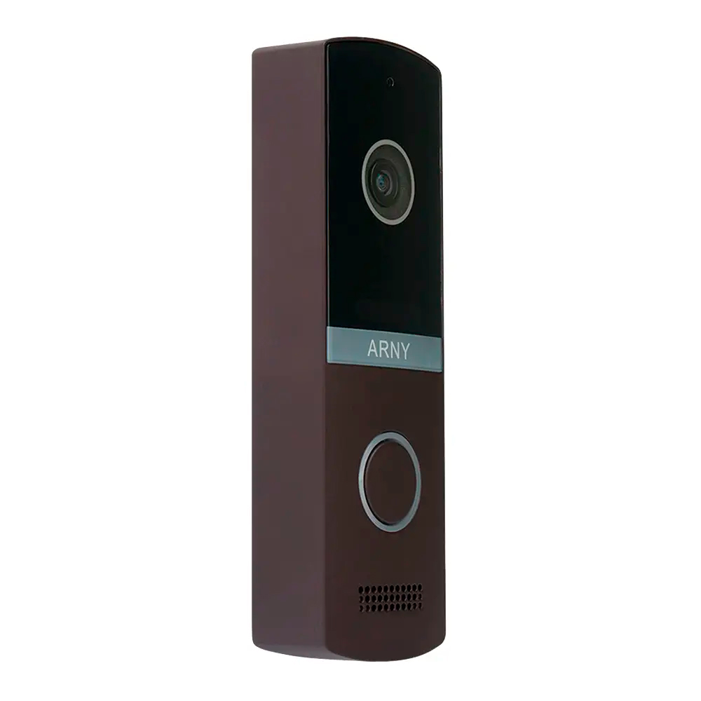 Комплект видеодомофона ARNY AVD-7423A (AVD-742A Wi-Fi + AVP-NG230 2 МП) Black + Brown