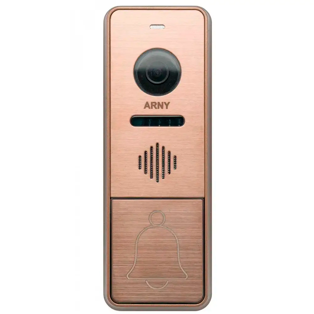 Комплект видеодомофона ARNY AVD-7342A Wi-Fі (AVD-731A 2Мп Wi-Fі + AVP-NG420 1 МП) Black + Bronze