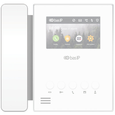 Аудіотрубка BAS-IP SP-AU white до IP-домофону AU-04L