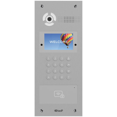 Вызывная IP-видеопанель Bas-IP AA-07BD silver многоабонентская