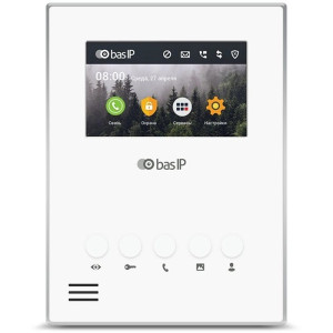 IP-видеодомофон 4.3" Bas-IP AU-04LAF white с Wi-Fi