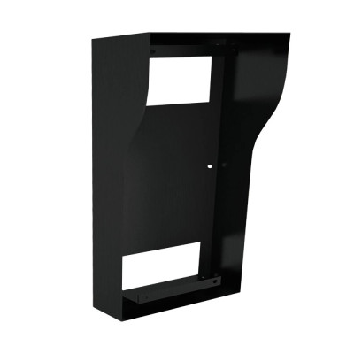 Монтажная коробка с козырьком Bas-IP BR-AV8 (black) для накладного монтажа индивидуальных IP-видеопанелей Bas-IP