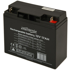 Акумуляторна батарея EnerGenie BAT-12V17AH/4 AGM (12 В / 17 А·год)