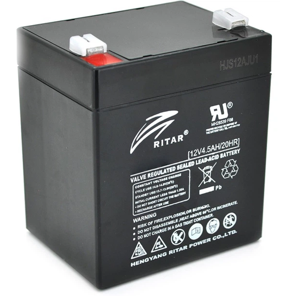 Акумуляторна батарея EnerGenie BAT-12V4.5AH AGM (12 В / 4.5 А·год)