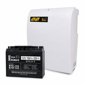 Комплект блок безперебійного живлення Full Energy BBGP-1210 + акумулятор 12В 18А·год Full Energy FEP-1218