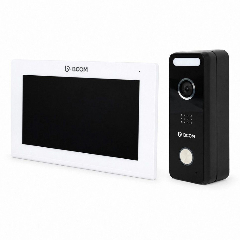 Комплект видеодомофона BCOM BD-870 IP/T White Kit