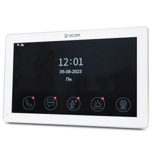 Wi-Fi Відеодомофон BCOM BD-1070FHD/T White з підтримкою Tuya Smart