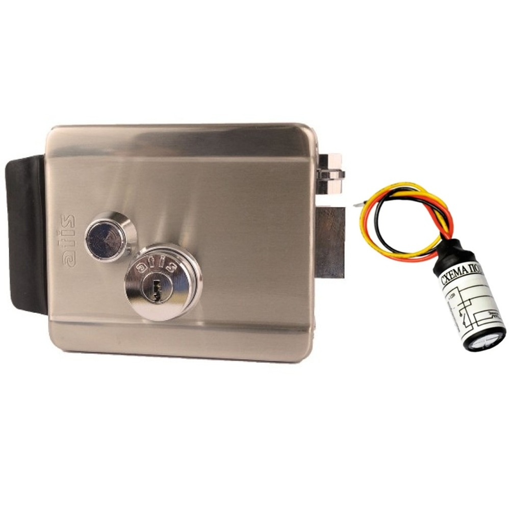 Комплект відеодомофона BCOM BD-480 Black Kit + Atis Lock